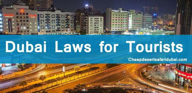 Dubai Important laws for tourists